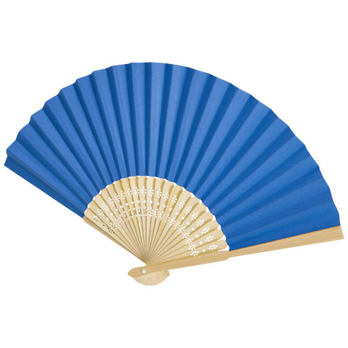 Éventail personnalisable Carmen Bleu aqua